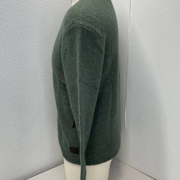 NEW ROARK Men’s Nordsman Wool Sweater Size M Green - Picture 5 of 7